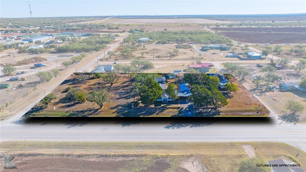 405 South Hinton Street Benjamin, TX 79505 - Photo 1 of 40 Aerial view of property and surrounding area