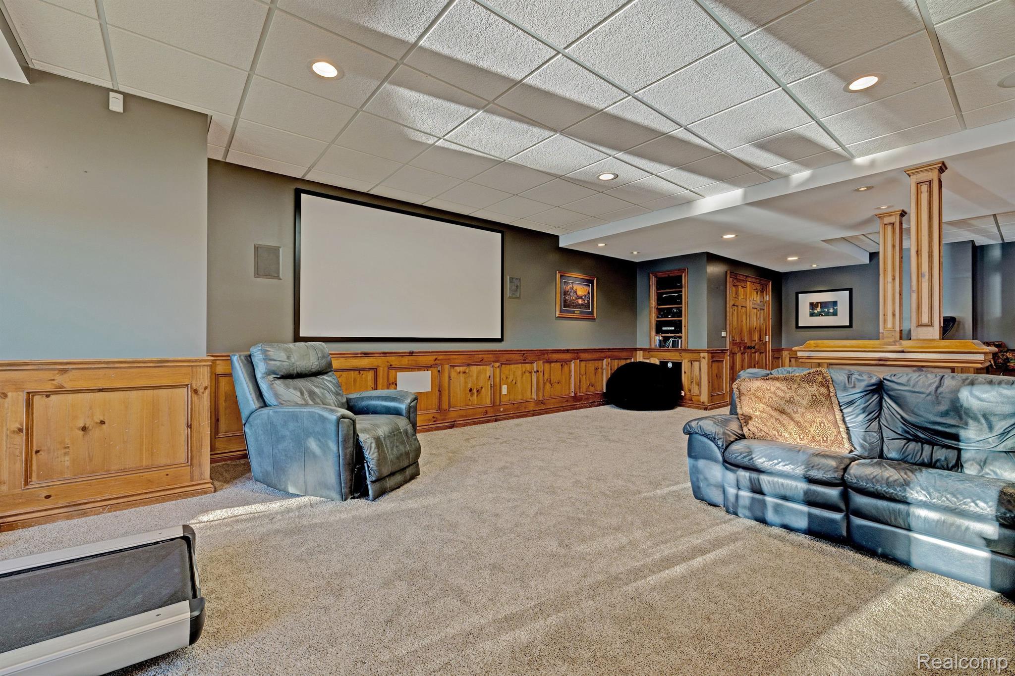 1372 McKail Road Leonard, MI 48367 - Photo 54 of 92 Theater room basement