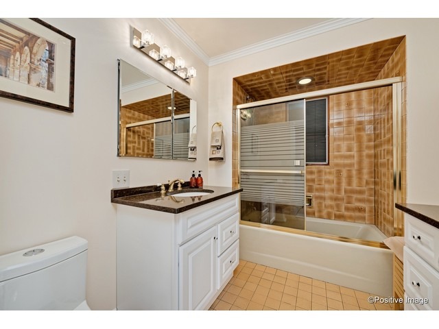 1019 North Delphia Avenue Park Ridge, IL 60068 - Photo 13 of 25 a bathroom with a sink a bathtub and a shower