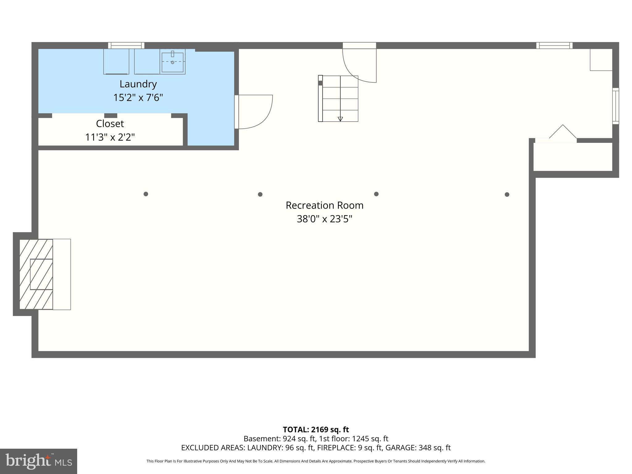 527 Stratford Road Fallston, MD 21047 - Photo 54 of 54 Floor Plan - Lower Level