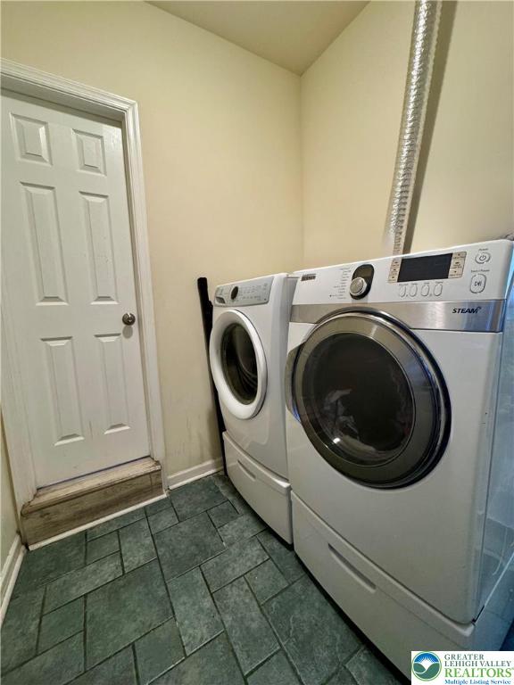 414 Washington Street Allentown, PA 18102 - Photo 7 of 23 a utility room with dryer and washer