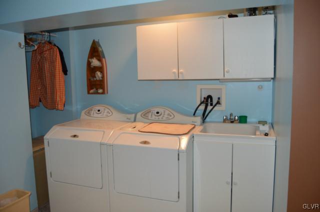 6168 Mud Run Road Nazareth, PA 18064 - Photo 27 of 35 a utility room with dryer and washer