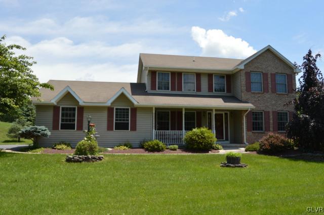 6168 Mud Run Road Nazareth, PA 18064 - Photo 28 of 35 a front view of house with yard and green space