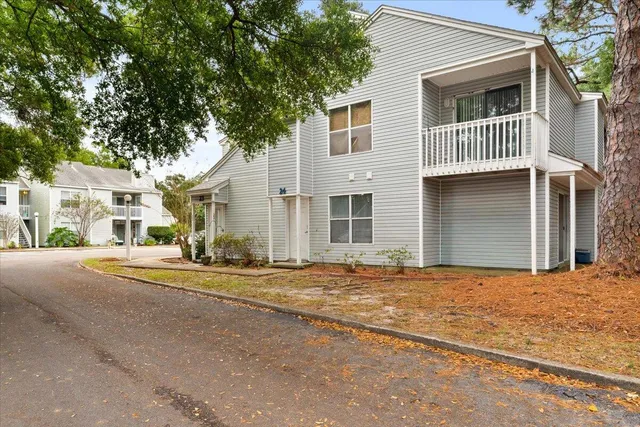 a view of a house with a outdoor space