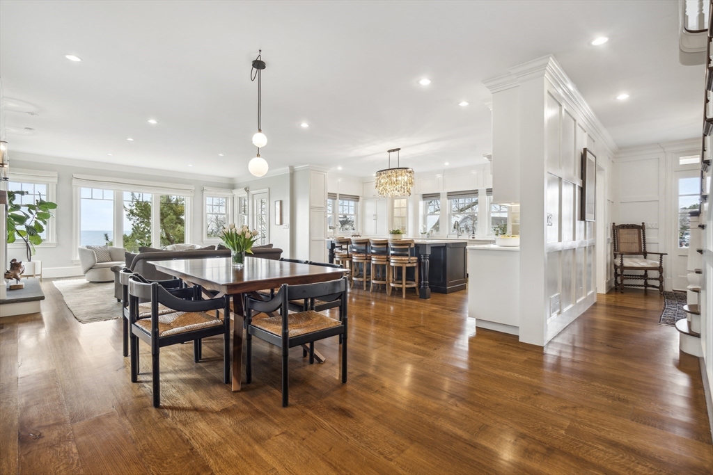 24 Greystone Road Marblehead, MA 01945 - Photo 14 of 42 a dining room with furniture and wooden floor