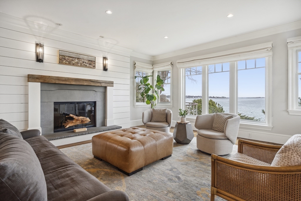 24 Greystone Road Marblehead, MA 01945 - Photo 15 of 42 a living room with furniture and a fireplace