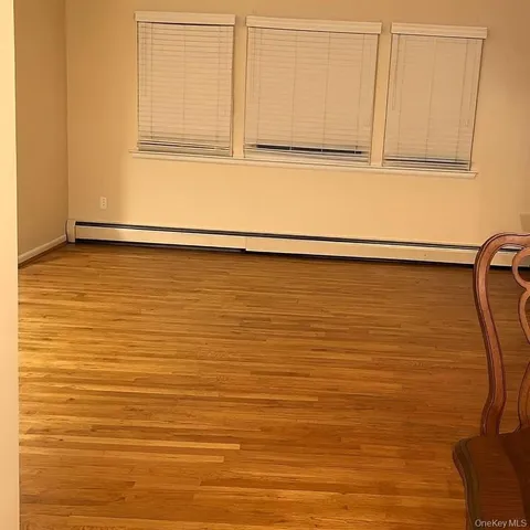 a view of a room with an empty space