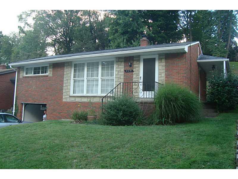 429 Spring Valley Road West Mifflin, PA 15122 - Photo 1 of 5 Exterior Front. Beautiful home with great curb appeal on quiet culdesac.