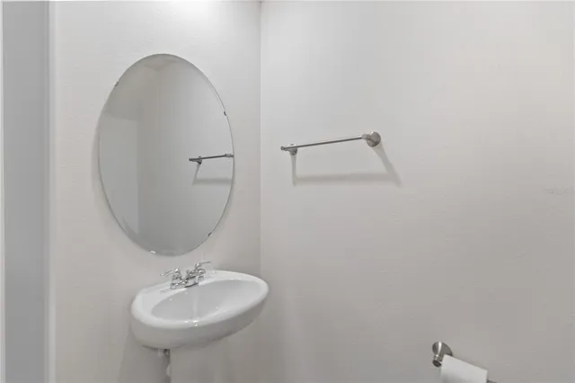 a view of a bathroom with a toilet sink