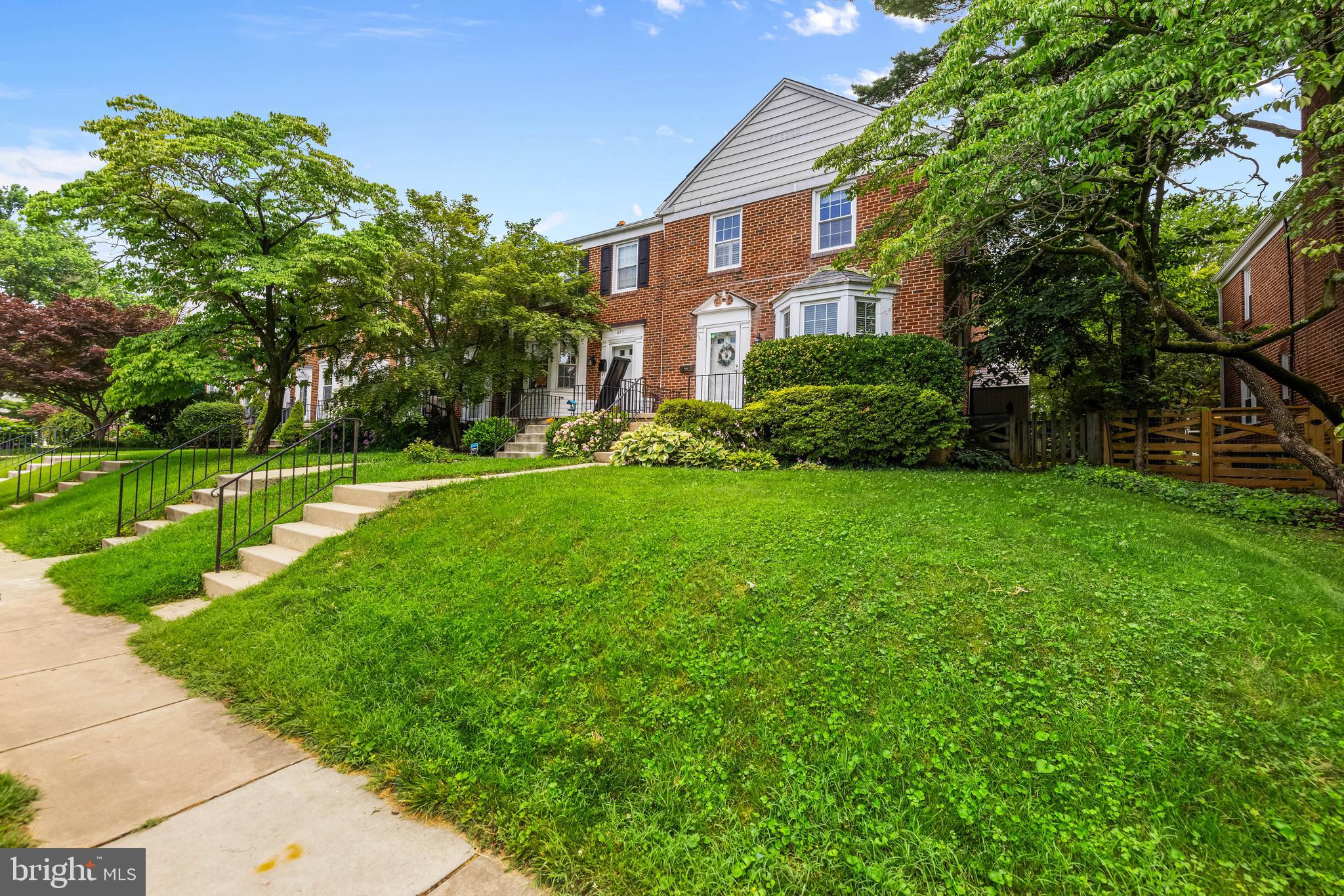 6449 Blenheim Road Baltimore, MD 21212 - Photo 2 of 36 a front view of a house with garden