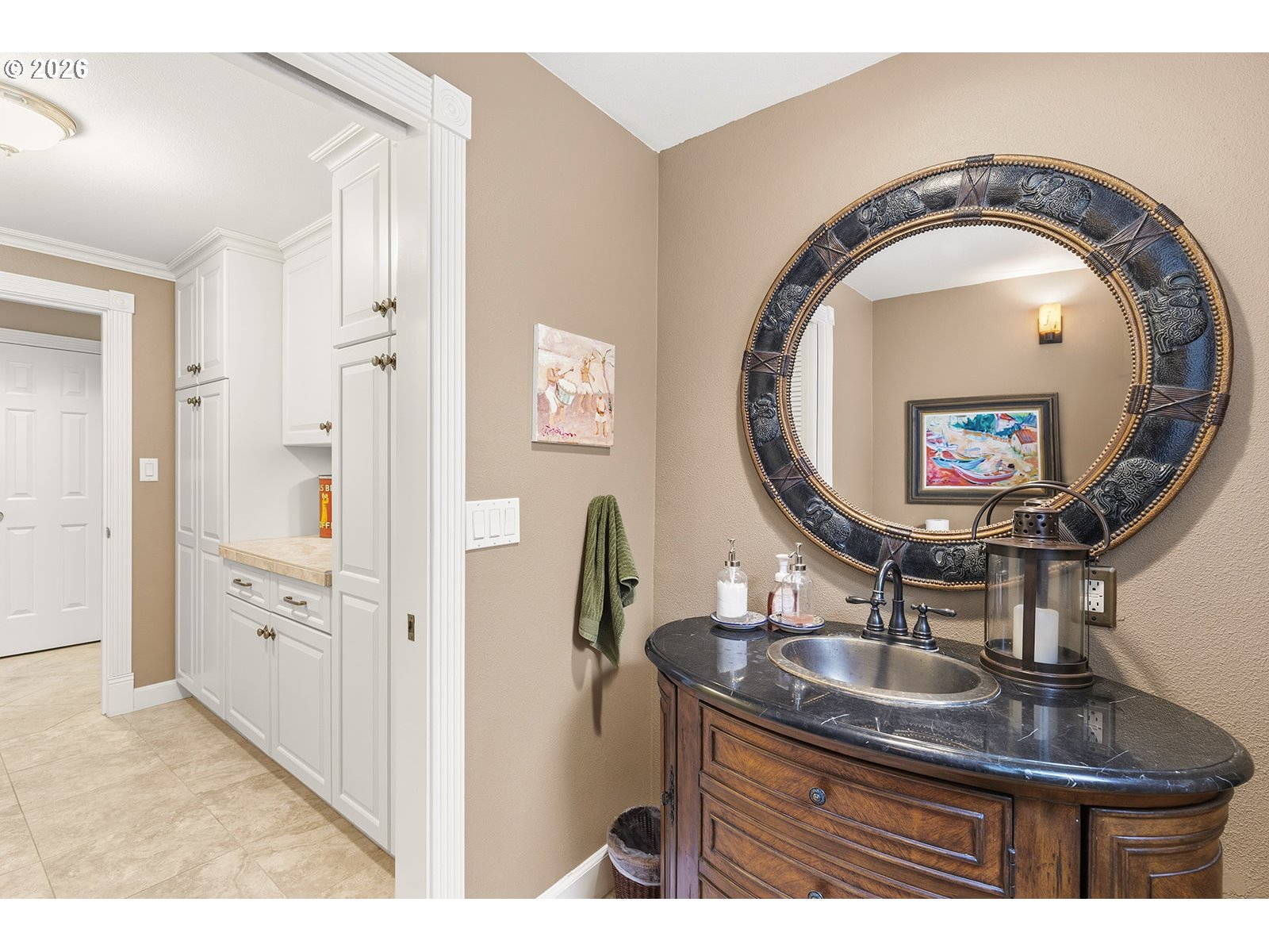 15917 Northeast Union Road, Unit 16 Ridgefield, WA 98642 - Photo 7 of 47 a bathroom with a sink and a mirror