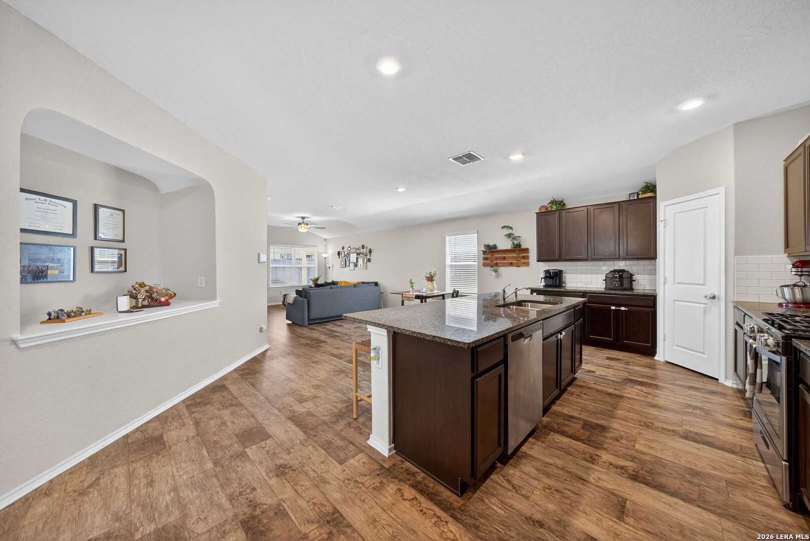 3653 Copper River Bulverde, TX 78163 - Photo 8 of 25 a large kitchen with stainless steel appliances lots of counter top space