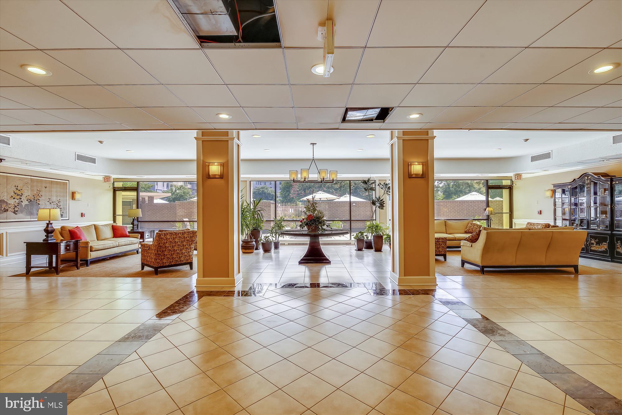6800 Fleetwood Road, Unit 1004 McLean, VA 22101 - Photo 24 of 40 Spacious lobby with inviting natural light.