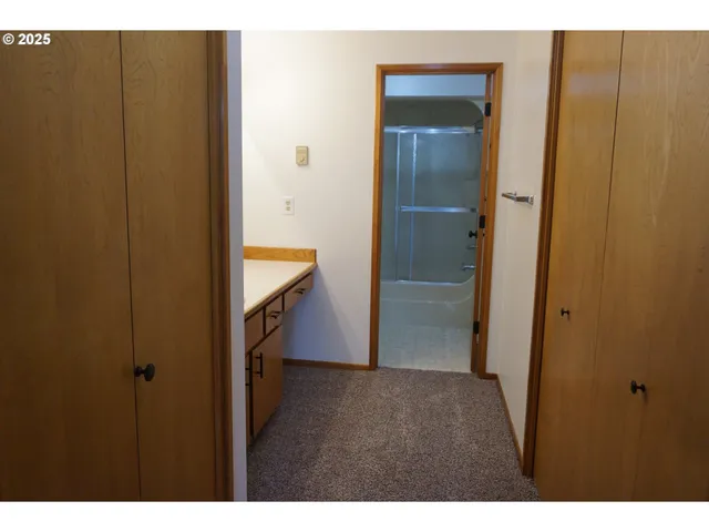 a view of an entryway door