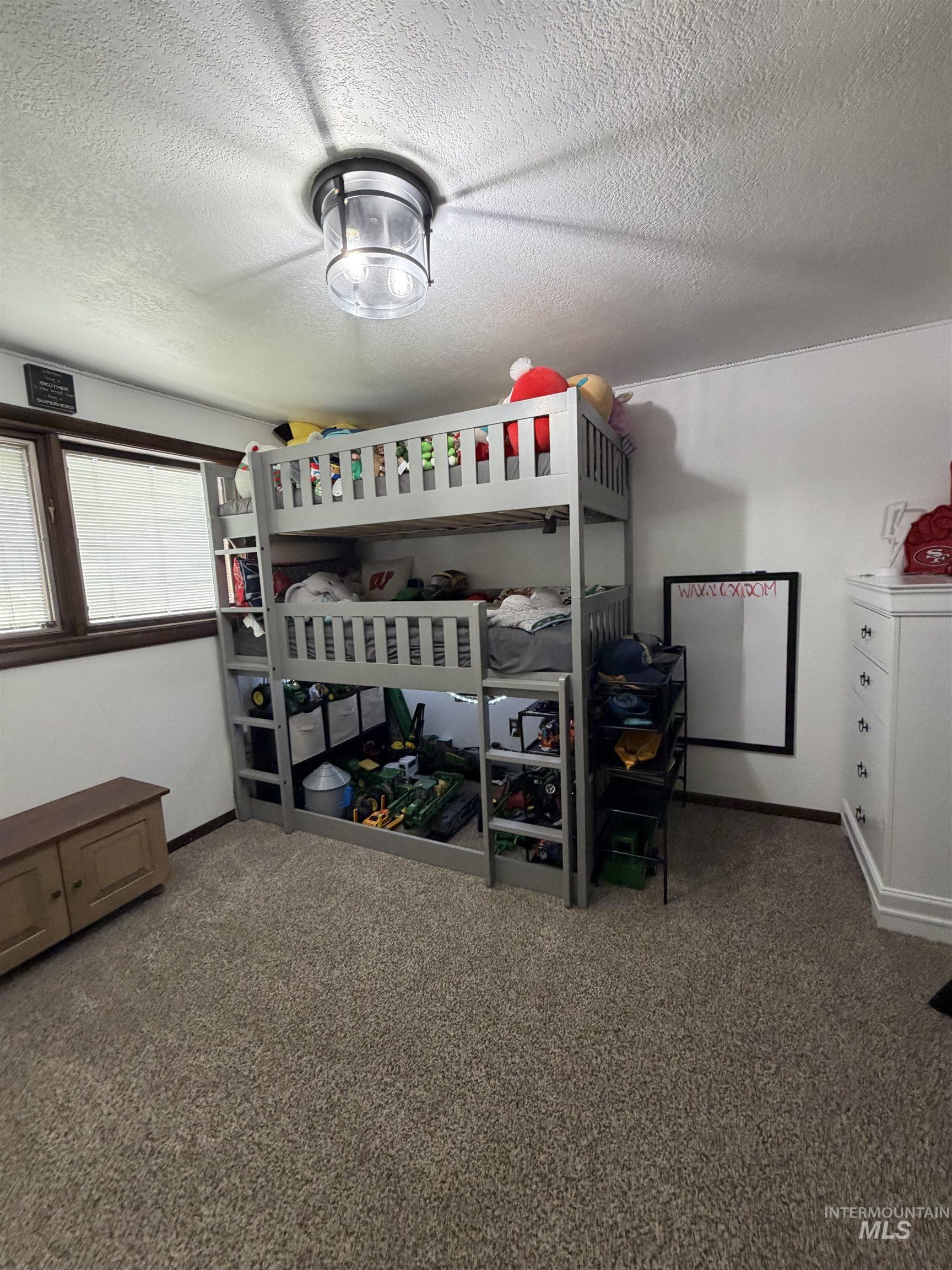 880 Jenkins Creek Road Weiser, ID 83672 - Photo 21 of 43 Neutral-toned carpeting extends throughout the space, complemented by a semi-flush mount ceiling light fixture