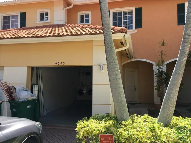 a front view of a house with entryway