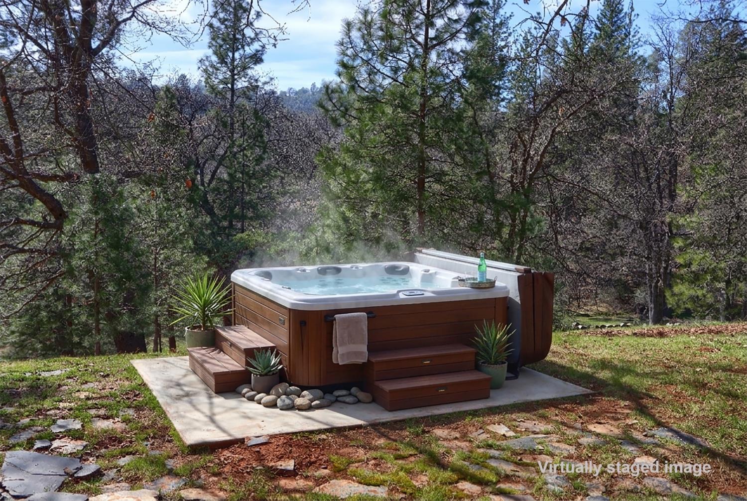 5518 East Whitlock Road Mariposa, CA 95338 - Photo 43 of 57 Spa is Virtual Staging.