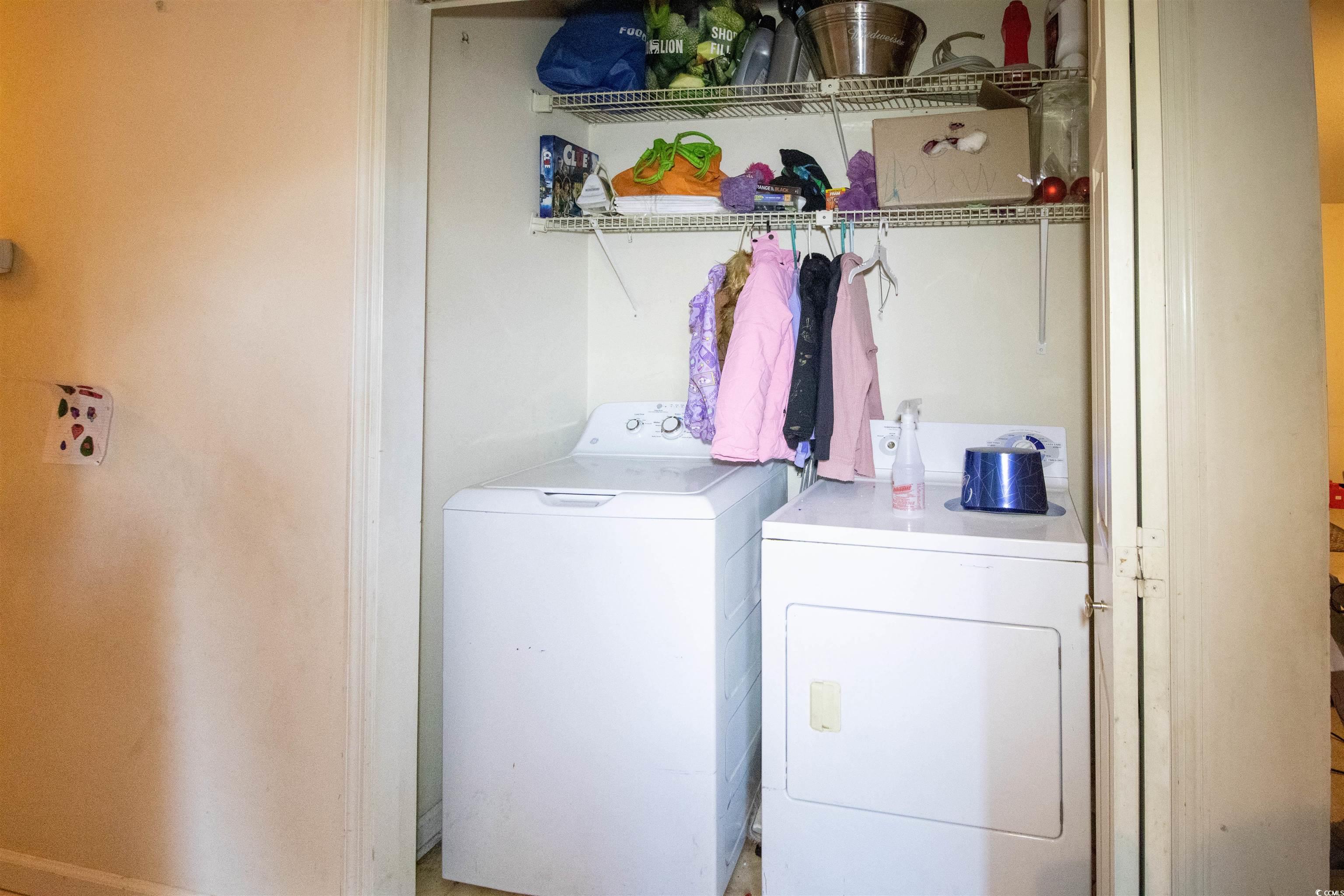 41 Channing Drive Little River, SC 29566 - Photo 9 of 19 Washroom with independent washer and dryer