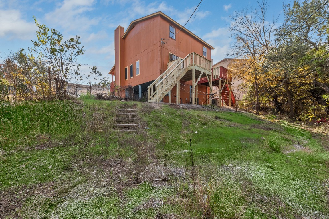 6910 Rifle Bend, Unit B Austin, TX 78736 - Photo 16 of 17 Backyard