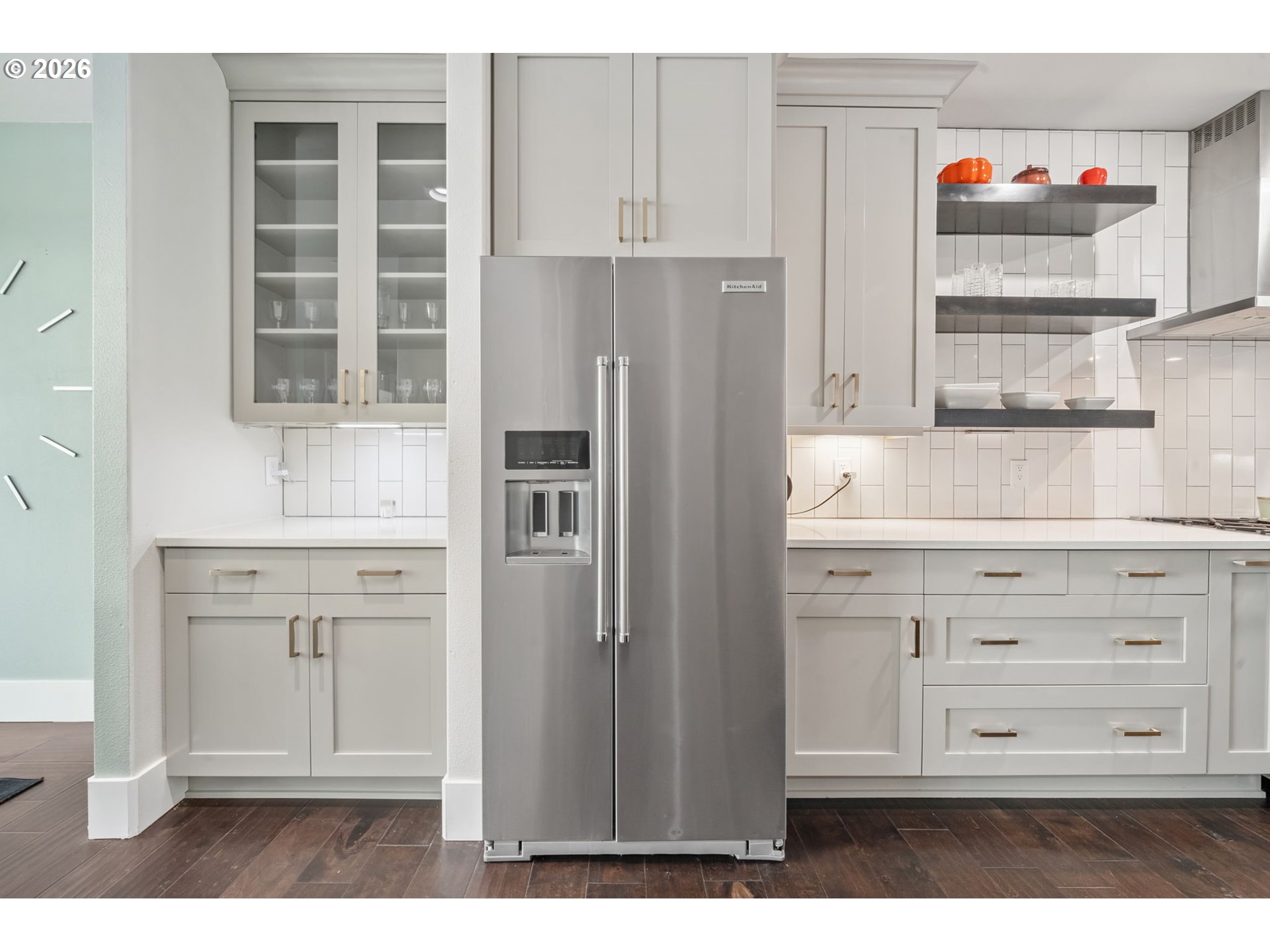 1730 Northwest Klickitat Street Camas, WA 98607 - Photo 17 of 48 a kitchen with white cabinets and refrigerator