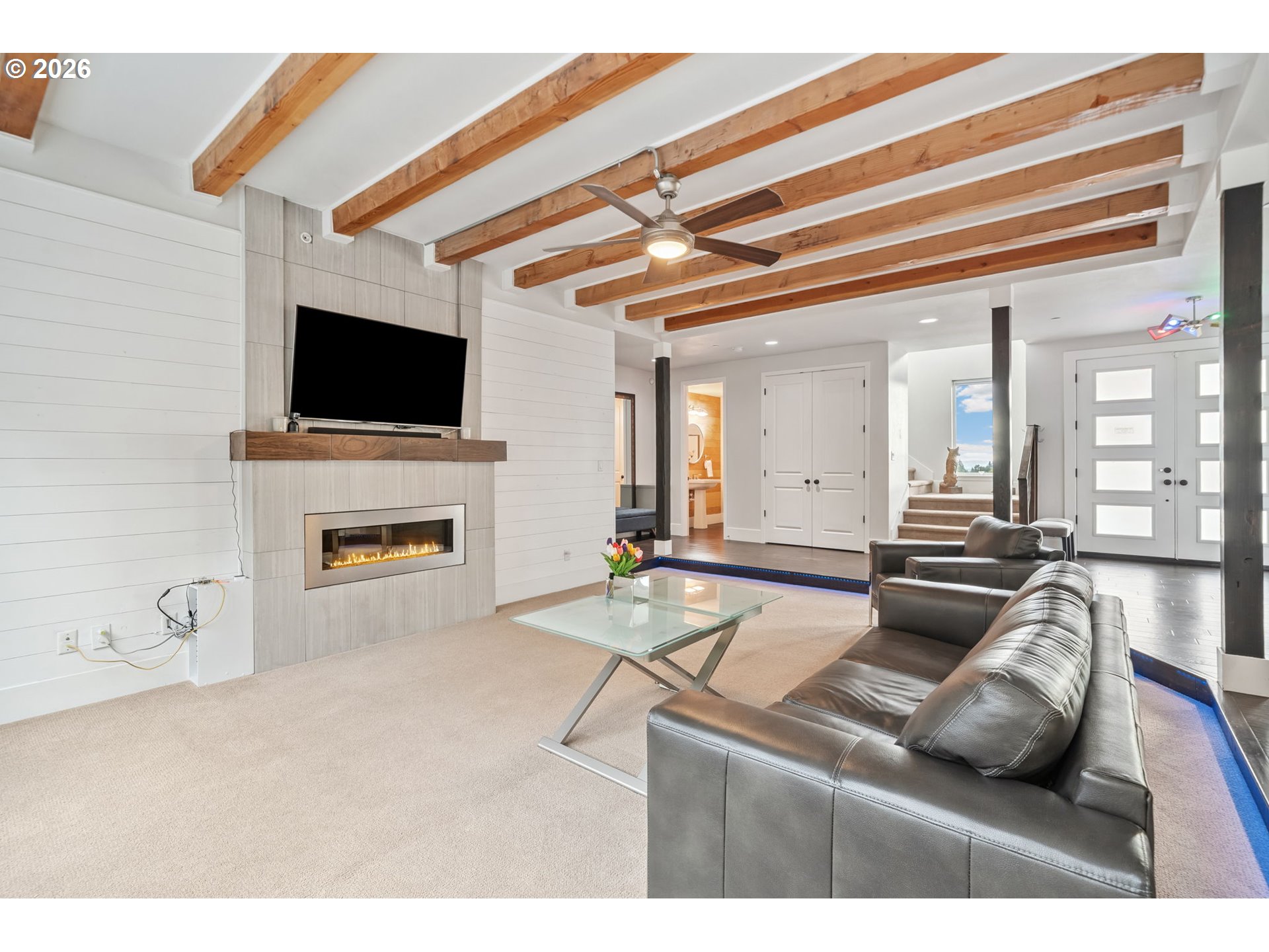 1730 Northwest Klickitat Street Camas, WA 98607 - Photo 10 of 48 a living room with furniture and a flat screen tv