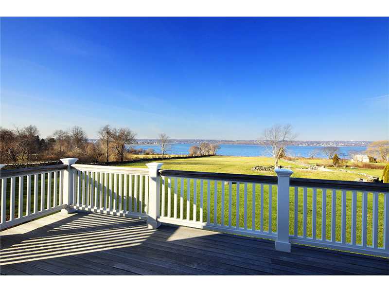 563 Puncatest Neck Road Tiverton, RI 02878 - Photo 15 of 25 Patio/Deck. View from Master Bedroom deck