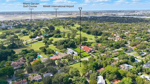 a view of a lake with a building in the background