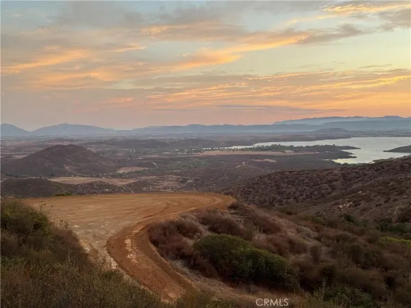 a view of an ocean and beach