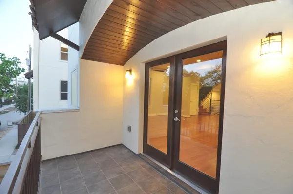 a view of front door
