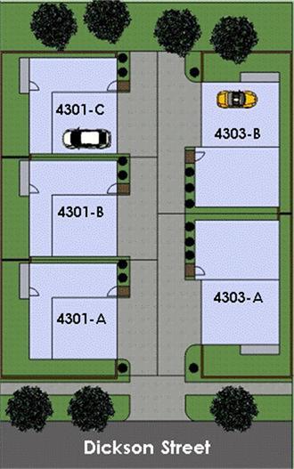 4303 Dickson Street, Unit A Houston, TX 77007 - Photo 22 of 30 a sign on the wall of a building