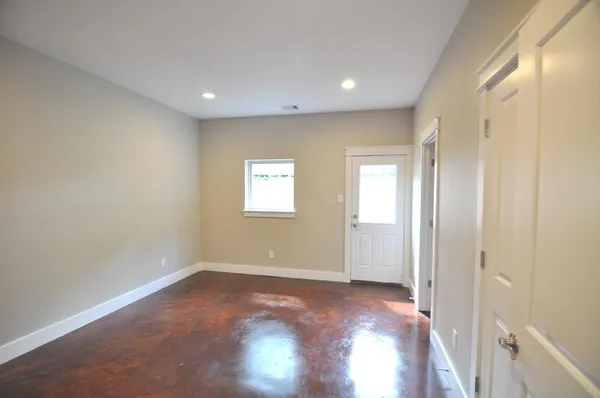 a view of empty room