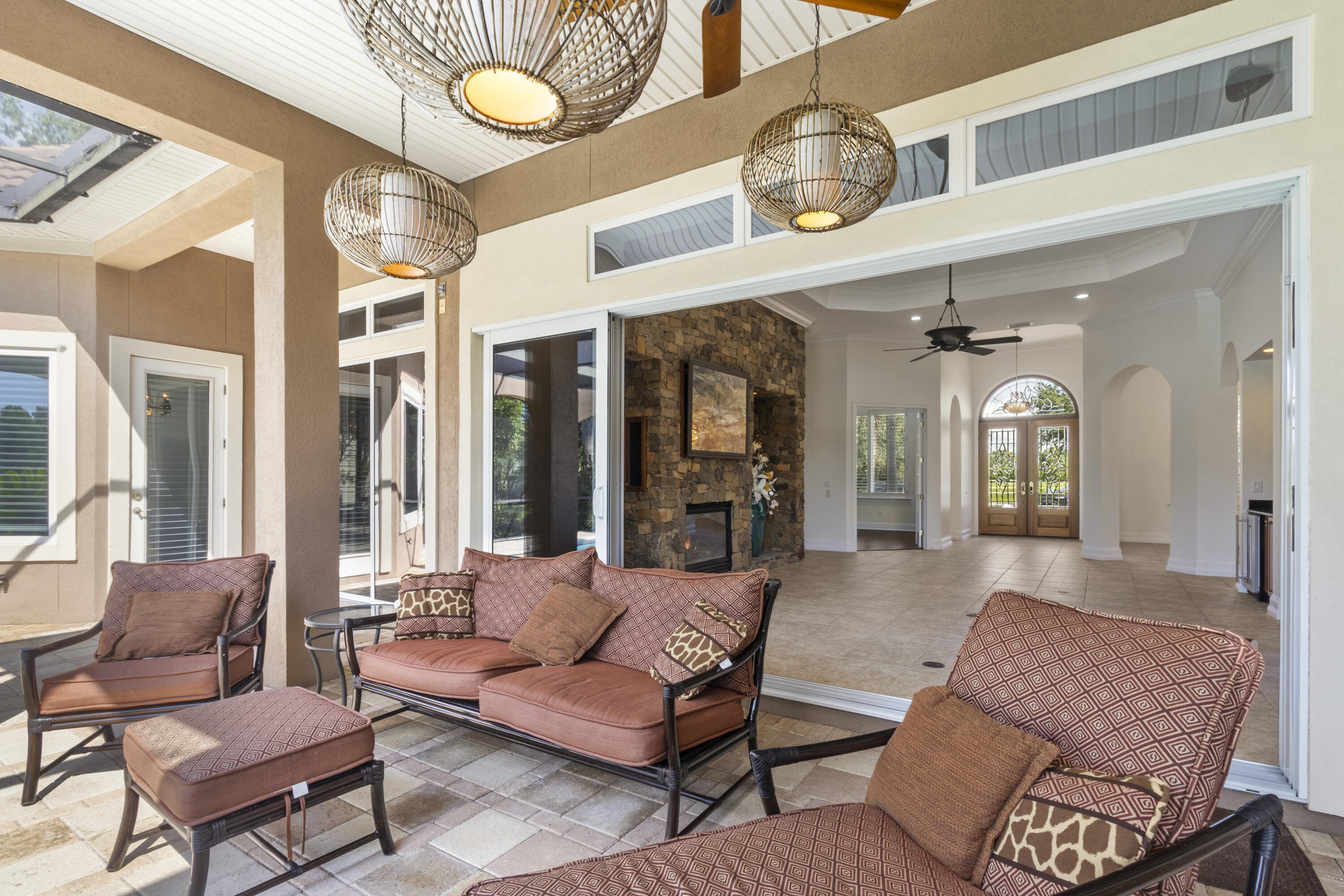4304 Stonebridge Road Destin, FL 32541 - Photo 27 of 72 a living room with furniture and a large window