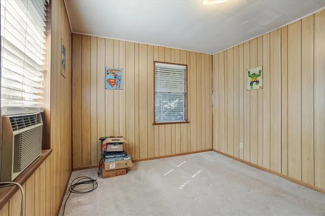 a view of a hallway with workspace