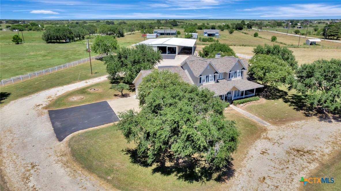 202 Prairie View Road Victoria, TX 77904 - Photo 41 of 47 an aerial view of a house with big yard
