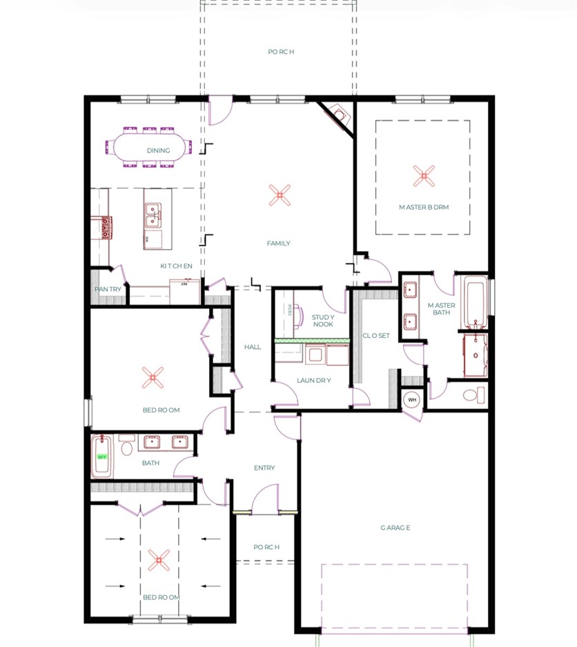 2116 Porter Street Pea Ridge, AR 72751 - Photo 29 of 29 Floor plan