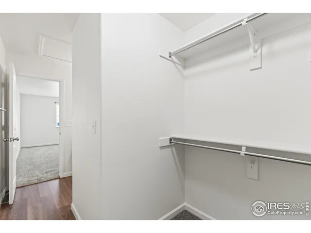 a view of walk in closet