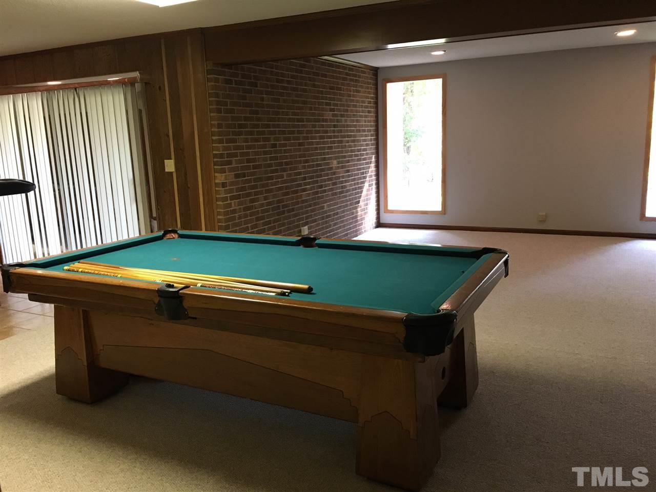 5401 Edington Lane Raleigh, NC 27604 - Photo 15 of 25 a room with pool table and windows