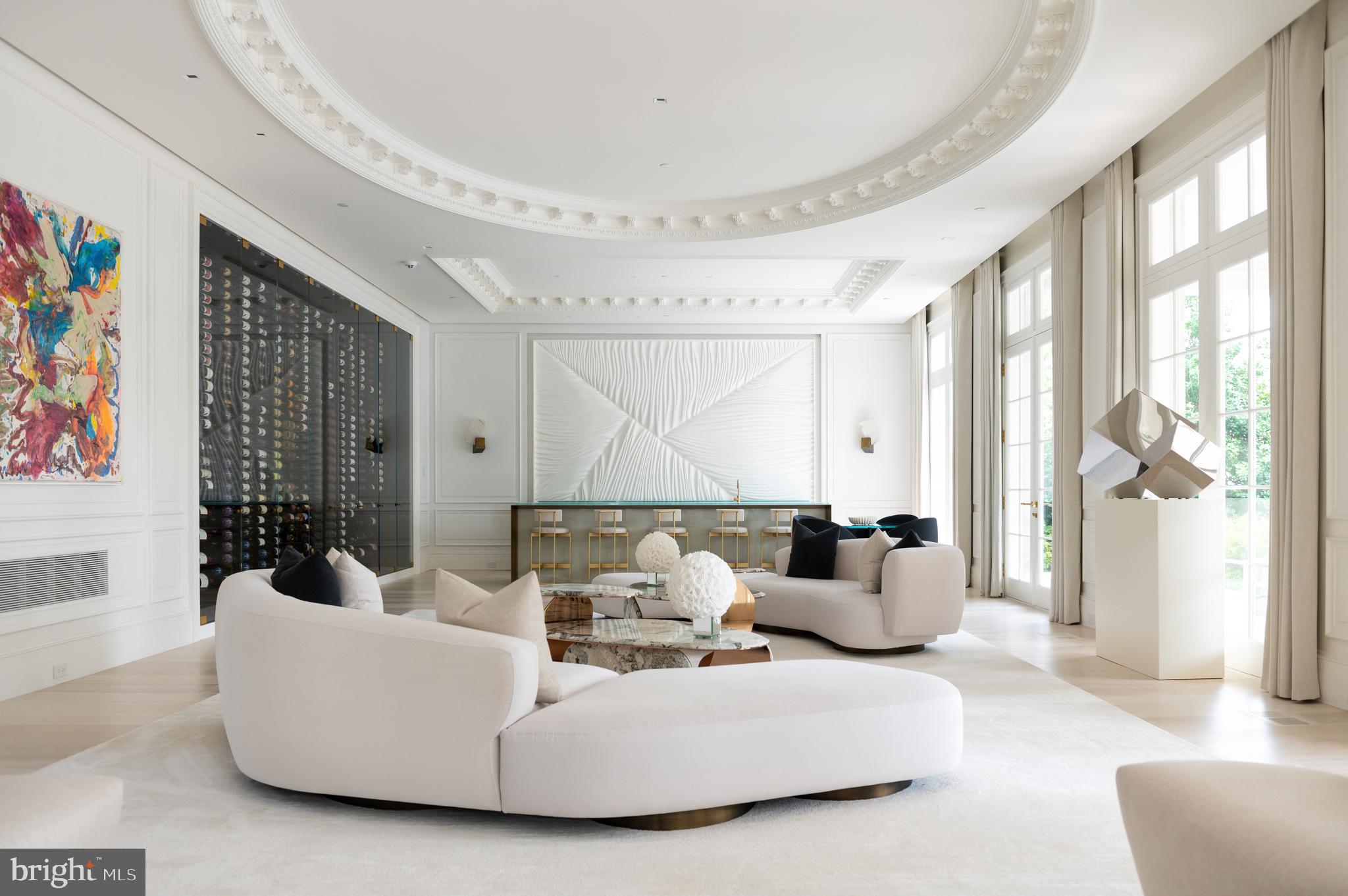 2400 Foxhall Road Northwest Washington, DC 20007 - Photo 11 of 50 Formal Living Area with Bar