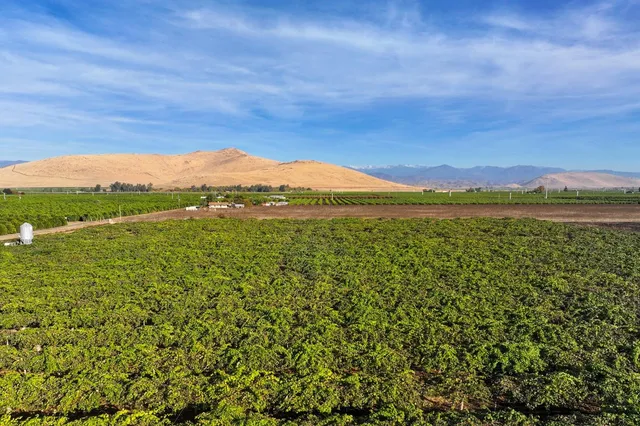 a view of an ocean with a mountain