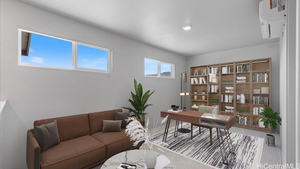91-1170 Hoonaauao Street, Unit 1611 Kapolei, HI 96707 - Photo 3 of 24 a living room with furniture and wooden floor