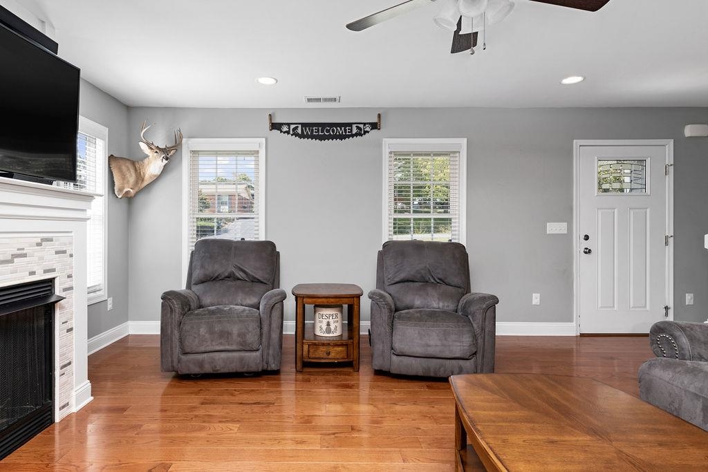 15 Rolla Mill Road Verona, VA 24482 - Photo 11 of 73 a living room with furniture and a flat screen tv