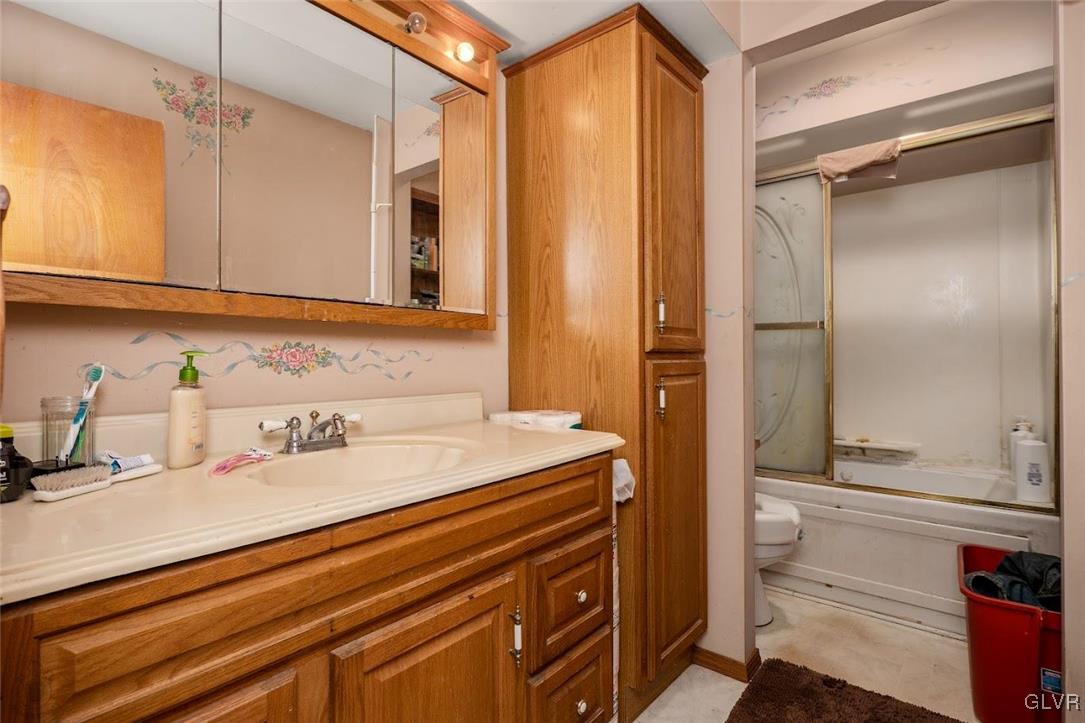 504 Heyer Mill Road Nazareth, PA 18064 - Photo 9 of 26 a bathroom with a sink and a mirror
