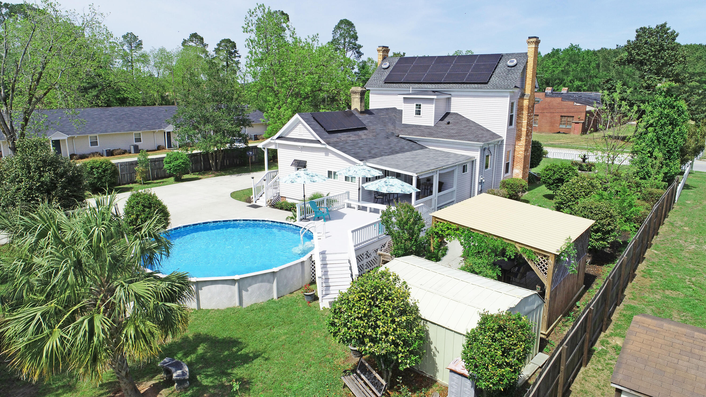 6080 Old Highway, Unit SIX Elloree, SC 29047 - Photo 31 of 35 Relaxing Deck beside Pool