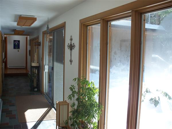75 Woodside Road Harvard, MA 01451 - Photo 6 of 30 a bathroom with a glass shower door and a mirror