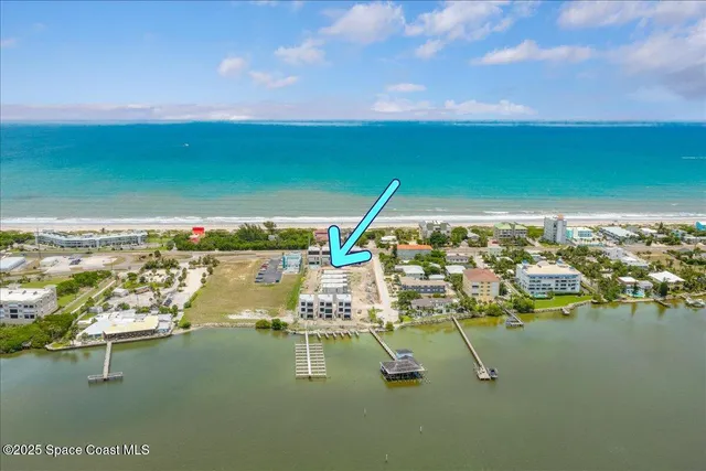a view of an ocean and beach