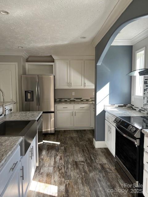 4832 Windy Ridge Road, Unit 2 Morganton, NC 28655 - Photo 13 of 41 a kitchen with granite countertop a sink stove and refrigerator