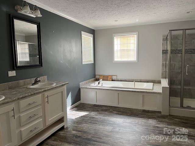4832 Windy Ridge Road, Unit 2 Morganton, NC 28655 - Photo 27 of 41 a bathroom with a granite countertop sink mirror and bathtub