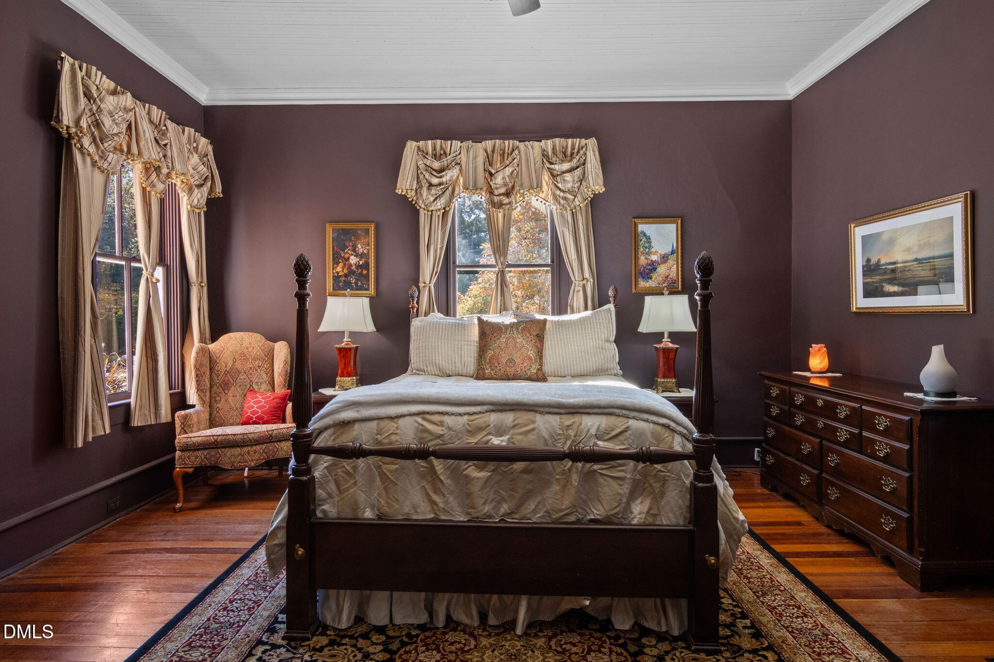 7891 Boston Road Roxboro, NC 27574 - Photo 16 of 94 a bedroom with a bed and wooden floor