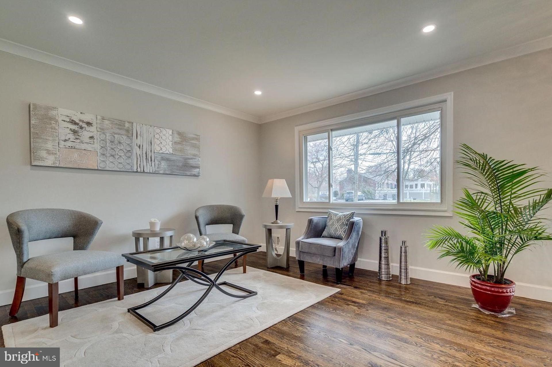 4518 Gage Road Alexandria, VA 22309 - Photo 6 of 42 a living room with furniture and a potted plant