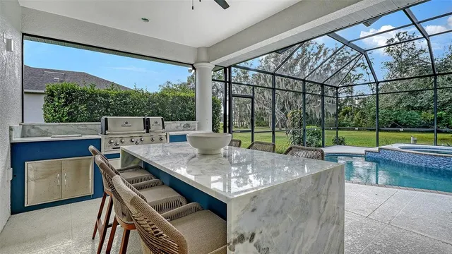 a kitchen with a stove and a sink